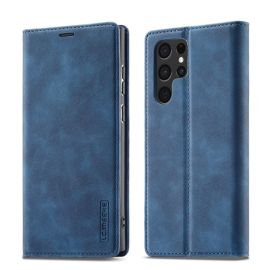 IMEEKE Wallet Cover Samsung Galaxy S22 5G blau