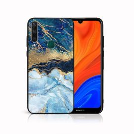 MY ART Schutzhülle Huawei Y6p BLUE MARBLE (141)