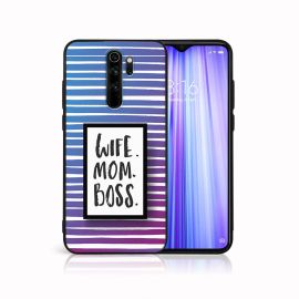 MEINE KUNST Silikonhülle Xiaomi Redmi Note 8 Pro WIFE (001)