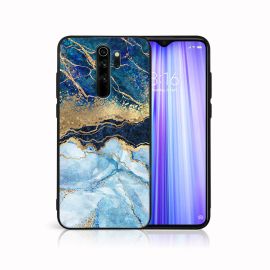 MY ART Silikonhülle Xiaomi Redmi Note 8 Pro BLUE MARBLE (141)