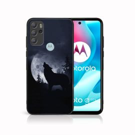MY ART Silikonhülle Motorola Moto G60s WOLF (044)