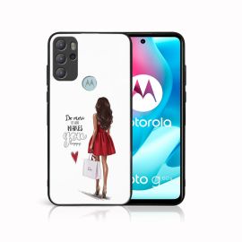 MY ART Silikonhülle Motorola Moto G60s RED DRESS (137)