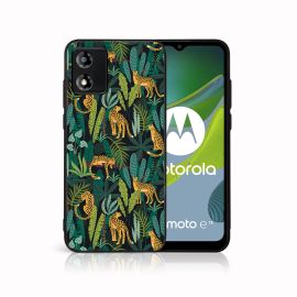MY ART Schutzhülle für Motorola Moto E13 LEOPARD (239)