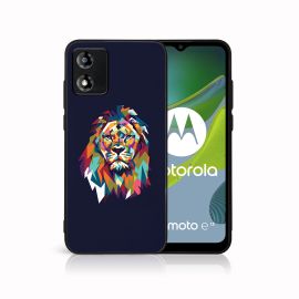 MY ART Schutzhülle für Motorola Moto E13 LION (246)
