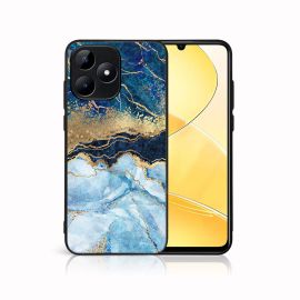 MY ART Schutzhülle für Realme C51 BLUE MARBLE (141)