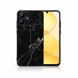 MY ART Schutzhülle für Realme C51 BLACK MARBLE (142)