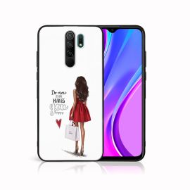 MY ART Silikonhülle Xiaomi Redmi 9 RED DRESS (137)