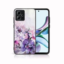 MY ART Schutzhülle für Motorola Moto G54 5G / G54 5G Power Edition PEONIES (156)