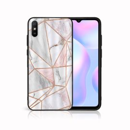 MY ART Silikonhülle Xiaomi Redmi 9A / 9AT PINK MARBLE (143)