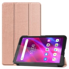 LEATHER Flip-Cover für Lenovo Tab M7 3rd Gen Roségold