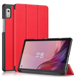 LEATHER Flip Case für Lenovo Tab M9 rot