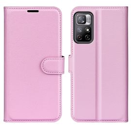 LITCHI Schutzhülle für Xiaomi Poco M4 Pro 5G / Redmi Note 11S 5G rosa
