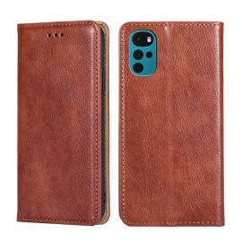 MAGNETIC Flip Cover für Motorola Moto E22s braun