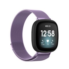 MILANESE Metallarmband Fitbit Versa 3 / Fitbit Sense lila