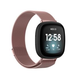 MILANESE Metallarmband Fitbit Versa 3 / Fitbit Sense rosa