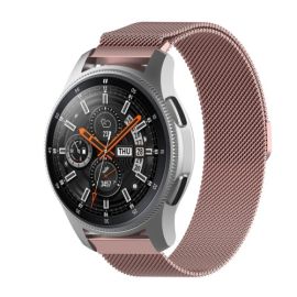 MILANESE Metall-Universalarmband für Uhren mit einer Breite von 20mm rosa
