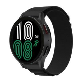 Nylonband für Samsung Galaxy Watch 5 (40mm / 44mm) 5 Pro 45mm schwarz