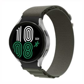 NYLON-Armband für Samsung Galaxy Watch 5 (40mm / 44mm) 5 Pro 45mm grün