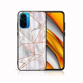 MY ART Silikonhülle Xiaomi Poco F3 ROSA MARMOR (143)