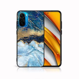 MY ART Silikonhülle Xiaomi Poco F3 BLUE MARBLE (141)