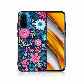 MEINE KUNST Silikonhülle Xiaomi Poco F3 FLORA (038)