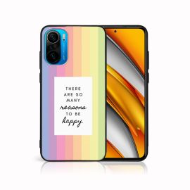 MEINE KUNST Silikonhülle Xiaomi Poco F3 GRÜNDE (040)