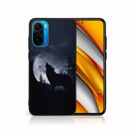 MEINE KUNST Silikonhülle Xiaomi Poco F3 WOLF (044)