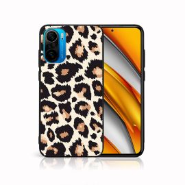 MEINE KUNST Silikonhülle Xiaomi Poco F3 LEOPARD (047)