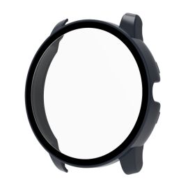 Kunststoffabdeckung mit Schutzglas für Haylou Solar LS05 dunkelblau