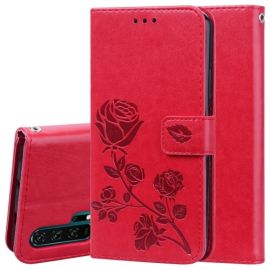 ART Brieftaschenhülle Honor 20 Pro ROSE rot