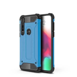 TOUGH Ochranný kryt Motorola Moto G8 Plus modrý