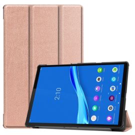 LEATHER Lenovo Tab M10 Plus Hülle (TB-X606F / ZA5T0081CZ / ZA5V0206CZ) rosa-gold