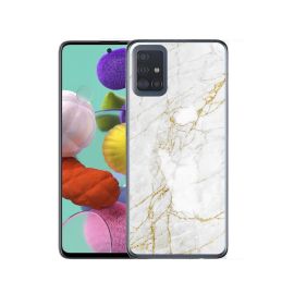 MY ART Schutzhülle Samsung Galaxy A71 WHITE STONE (011)