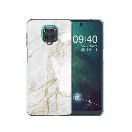 MY ART Schutzabdeckung Xiaomi Redmi Note 9S / Note 9 Pro WHITE STONE (011)