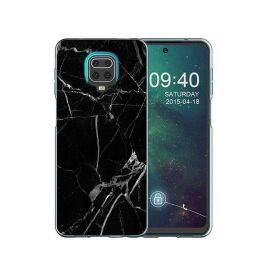 MY ART Schutzabdeckung Xiaomi Redmi Note 9S / Note 9 Pro BLACK MARBLE (142)