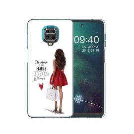 MY ART Schutzabdeckung Xiaomi Redmi Note 9S / Note 9 Pro RED DRESS (137)