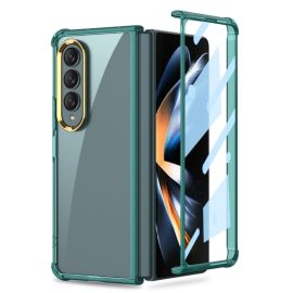 GKK CUSHION Doppelseitige Hülle mit Glas Samsung Galaxy Z Fold 4 5G grün