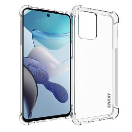 ENKAY AIRBAG Extra strapazierfähige Abdeckung Motorola Moto G53 transparent