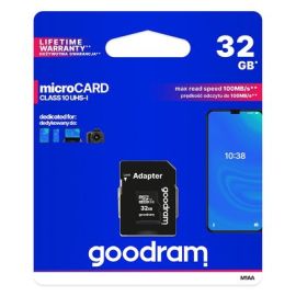 GOODRAM microSDHC 32GB UHS-I Speicherkarte + Adapter (M1AA-0320R11)