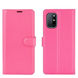 LITCHI Geldbörsenhülle OnePlus 8T rosa