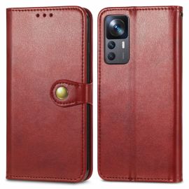 LEATHER BUCKLE Xiaomi 12T / 12T Pro rot