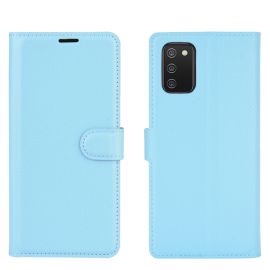 LITCHI Wallet Hülle Samsung Galaxy A02s blau