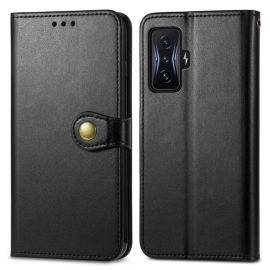 LEATHER BUCKLE Xiaomi Poco F4 GT schwarz