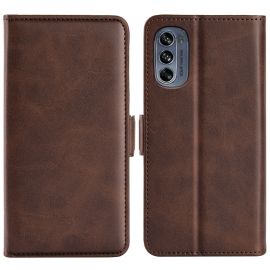 SIDE Wallet Case Motorola Moto G62 5G dunkelbraun