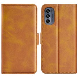 SIDE Wallet Case Motorola Moto G62 5G hellbraun