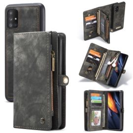 WALLET mit 2in1 Portemonnaie für Samsung Galaxy A71 schwarz