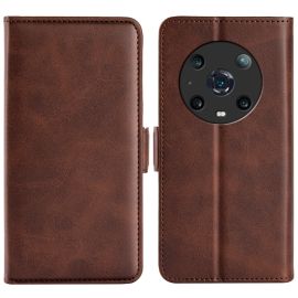 SIDE Wallet Case für Honor Magic4 Pro 5G dunkelbraun