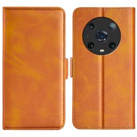 SIDE Wallet Case für Honor Magic4 Pro 5G hellbraun