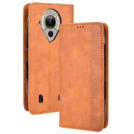 BUSINESS Wallet Cover für Oukitel WP16 braun