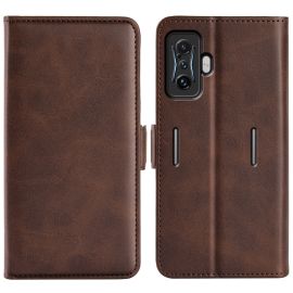 SIDE Wallet Case für Xiaomi Poco F4 GT dunkelbraun